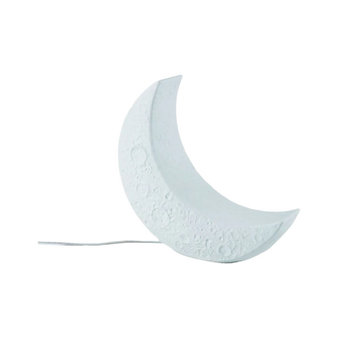 SELETTI PORZELLANLAMPE MY TINY MOON 14801 WEISS