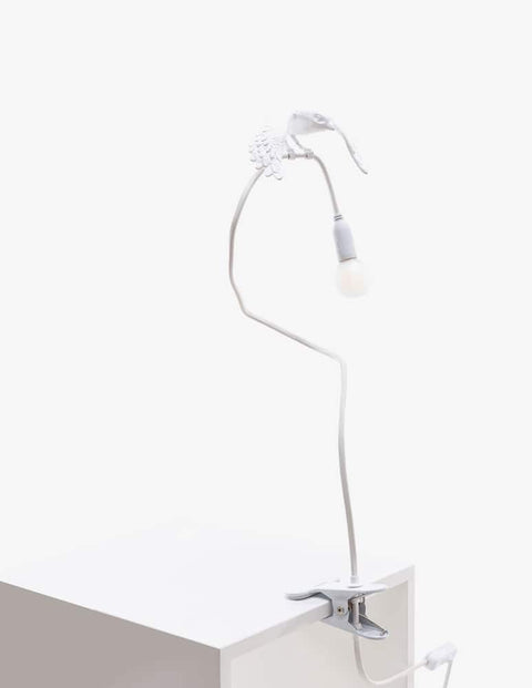 SELETTI 15311 SPARROW-LANDING RESIN USB-LAMPE MIT KLEMME