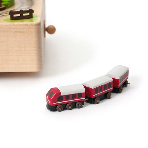MOUNT TRAIN MUSIC BOX 1060177 WOODERFULLIFE BRAUN