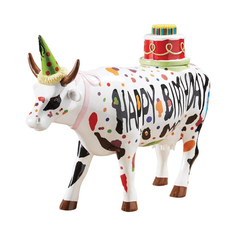Kuhparade Happy Birthday, Muh, Keramik M Art. 47331