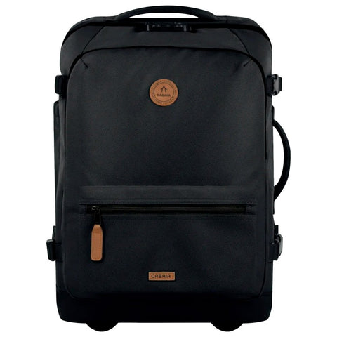 TROLLEY SOFT SUITCASE 52X35X25 BERLIN CABAIA BLACK
