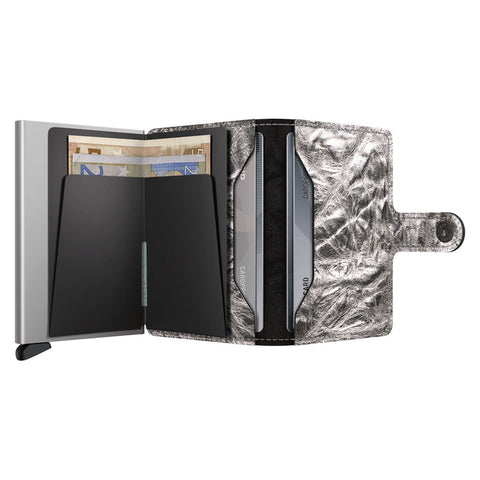 PORTAFOGLIO MINIWALLET CRUNCH SECRID SILVER
