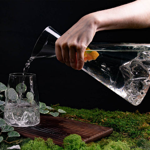 CARAFFA TOPOGRAPHIC MONTE EVEREST ALASKAN MAKER TRANSPARENT