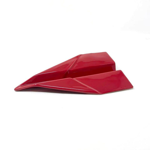 ROTES ORIGAMI-FLUGZEUG CRESCENTINI KERAMIK ART. 2526