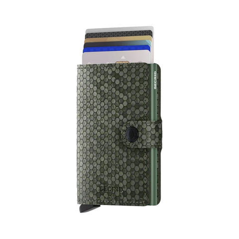 MINIWALLET SECRID HEXAGON GREEN