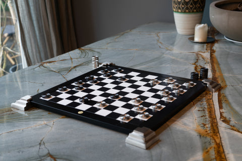 2 SIDED GAME BOARD BLACK GR036 AUTHENTIC MODELS