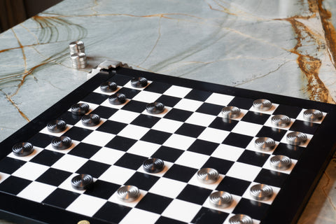 2 SIDED GAME BOARD BLACK GR036 AUTHENTIC MODELS