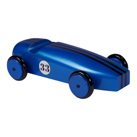 WOOD CAR BLUE AR063 AUTHENTIC MODELS