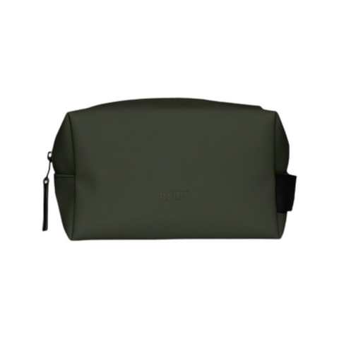 BEAUTY WASH BAG SMALL W3 15580 RAINS GREEN