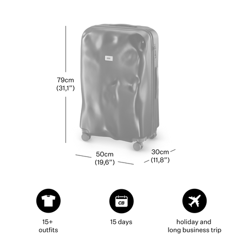 CRASH GEPÄCKTOLLEY ICON LARGE CB 163 SCHWARZ