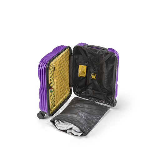 TROLLEY CRASH BAGGAGE STRIPE CABIN CB151 058 TRAUBENVIOLETT