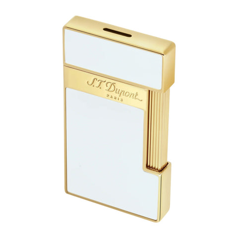 ACCENDINO BQ SLIMMY LAQUE BLACK DORÉE ART. 028004 S.T. DUPONT