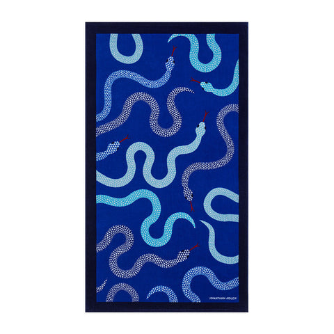 STRANDTUCH EDEN BEACH 40X70 ART. 34071 JONATHAN ADLER BLAU
