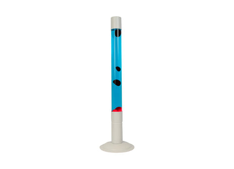 LAVA-LAMPE MIT WEISSEM BASIS, FLÜSSIG, BLAU UND ROT ART. FL1818, MEHRFARBIG