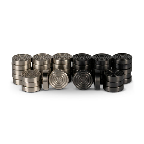 CHECKERS SET METAL GR037 AUTHENTIC MODELS
