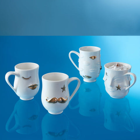 TAZZA GILDED MUSE DORA MAAR ART. 33695 JONATAN ADLER WHITE