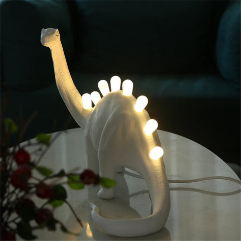 LAMPADA JURASSIC LAMP BRONTOSAURUS 14762 WHITE SELETTI