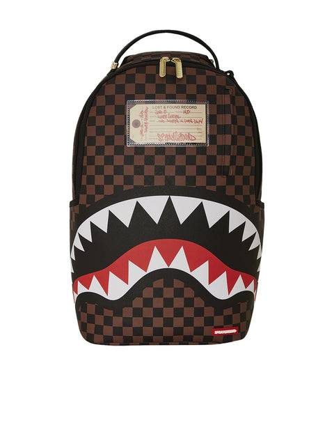 SHARKS IN PARIS LOST & FOUND BACKPACK 910B7687NSZ SPRAYGROUND BROWN