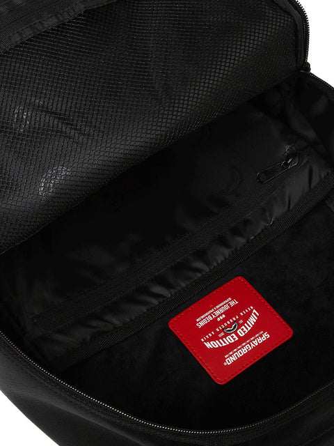 FLY KNIT MOUTH DLX- SATIN BACKPACK 910B7754NSZ SPRAYGROUND BLACK