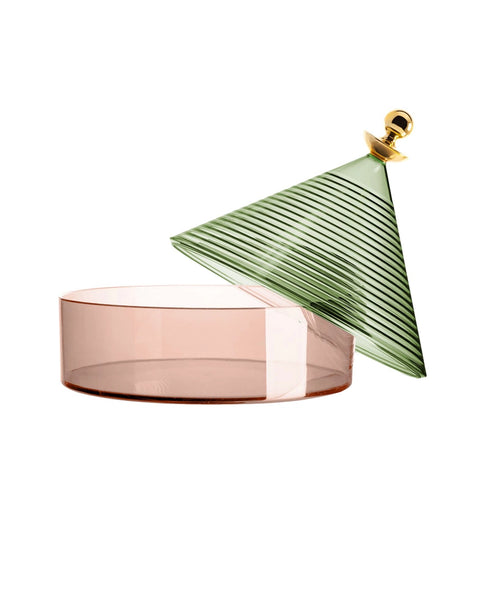 CONTENITORE TRULLO VERDE/ROSA ART 01550/VE KARTELL MULTICOLOR