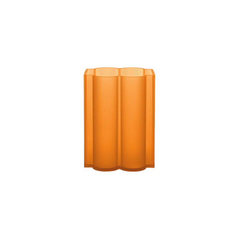 OKRA NIEDRIGE VASE 01585/01 KARTELL ORANGE