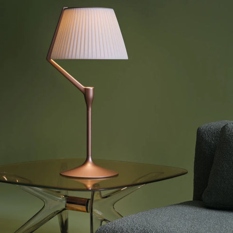 ANGELO STONE KUPFER TISCHLAMPE 09405/RR KARTELL BRAUN