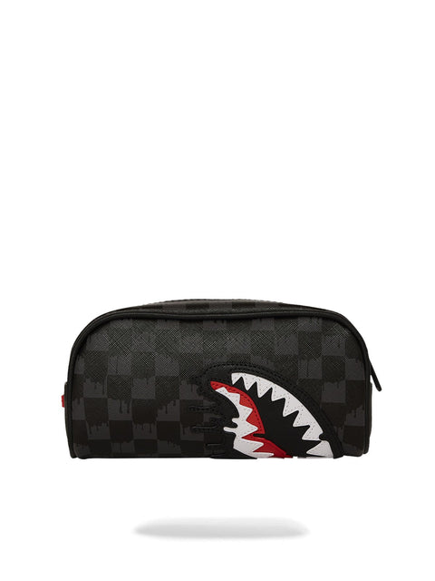 DRIPPING SHARKS IN PARIS POUCH 910B7972NSZ SPRAYGROUND BLACK