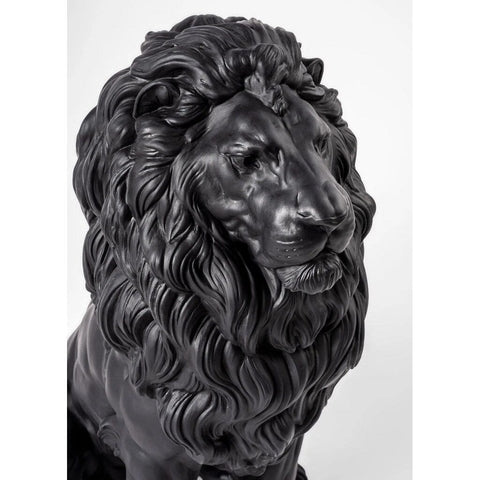 MAJESTIC LION 01009778 LLADRO' SCHWARZ