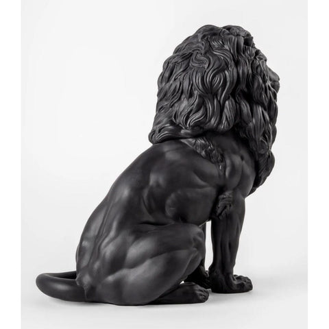 MAJESTIC LION 01009778 LLADRO' SCHWARZ