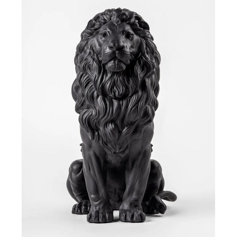 MAJESTIC LION 01009778 LLADRO' SCHWARZ
