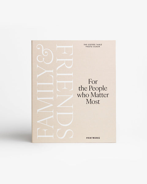 ALBUM FOTO FAMILY & FRIENDS ART. PW00724 PRINTWORKS BEIGE BROWN