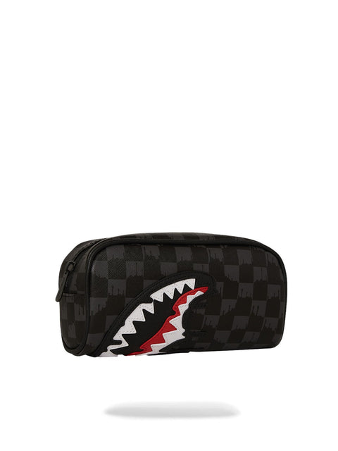 DRIPPING SHARKS IN PARIS POUCH 910B7972NSZ SPRAYGROUND BLACK
