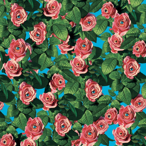 TAPPETO TOILETPAPER HOME CM. 60X200 ROSES WHIT EYES 18197 SELETTI MULTICOLOR