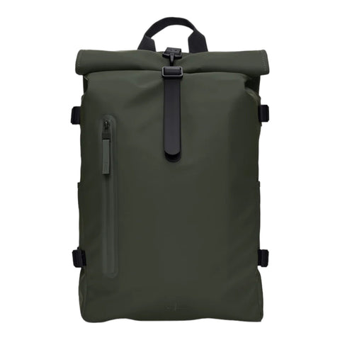 ZAINO ROLLTOP RUCKSACK LARGE W3 14590 RAINS GREEN