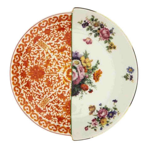 PIATTINO PORCELLANA HYBRID CM 15 OLIVIA 09707 SELETTI WHITE