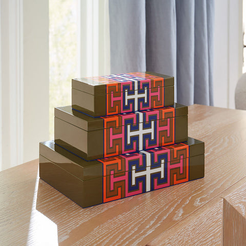 LACKBOX MADRID BOX GROSS ART. 33185 JONATHAN ADLER MEHRFARBIG