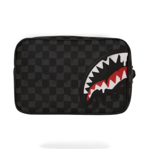DRIPPING SHARKS IN PARIS TOILETRY BRICK 910B7968NSZ SPRAYGROUND BLACK