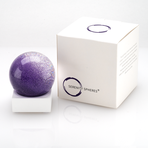 COOL SNOW GLOBES SERENITY SPHERES SS003-PRPL PURPLE