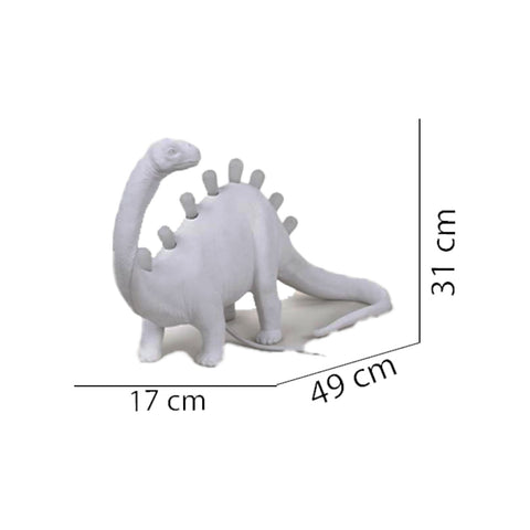 LAMPADA JURASSIC LAMP BRONTOSAURUS 14762 WHITE SELETTI