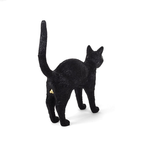 JOBBY THE CAT HARZLAMPE CM 46X12 H 52 15041 SELETTI SCHWARZ