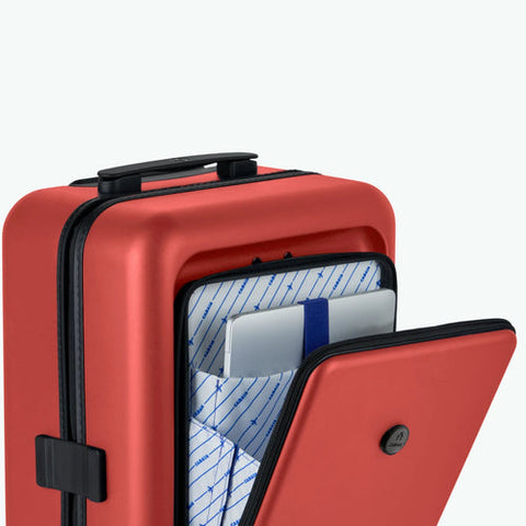 TROLLEY TRAVELER 55X35X25 LHR CABAIA RED