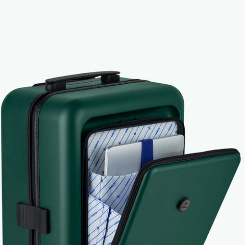 TROLLEY TRAVELER 55X35X25 PVG CABAIA GREEN