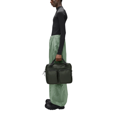 BORSA RAINS TEXEL TECH BAG W3 GREEN ART. 14250