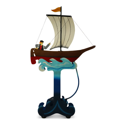 OSCILLANTE BARCA A VELA TM044 AUTHENTIC MODELS MULTICOLOR