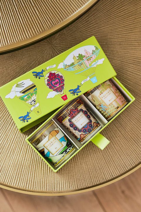 CANDELE TRIO TRAVEL CANDELAS RIO-MEXICO-MIAMI ART. MAX06BOXTRIO-RMM BAOBAB MULTICOLOR