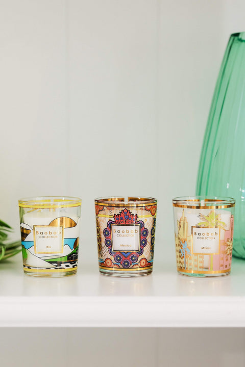 CANDELE TRIO TRAVEL CANDELAS RIO-MEXICO-MIAMI ART. MAX06BOXTRIO-RMM BAOBAB MULTICOLOR