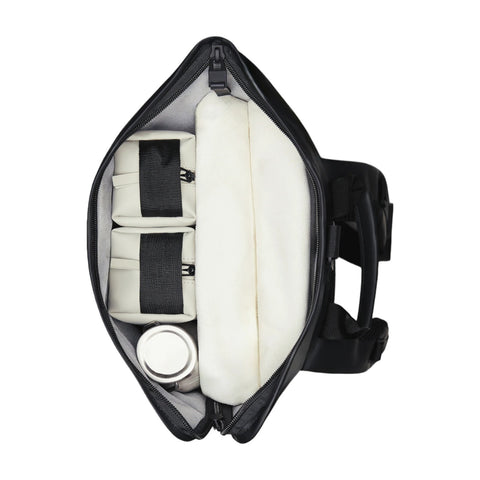 TEXEL GEFORMTE RUCKSACKTASCHE 13430 SCHWARZ RAINS