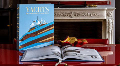 BOOK YACHTS DIE IMPOSSIBLE COLLECTION ASSOULINE BLUE