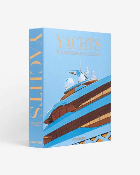 BOOK YACHTS DIE IMPOSSIBLE COLLECTION ASSOULINE BLUE