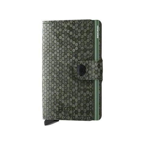 MINIWALLET SECRID HEXAGON GREEN